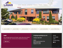 Tablet Screenshot of laganasphaltgroup.com